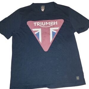 Devon Flag Graphic TShirt Black Triumph Motorcycles